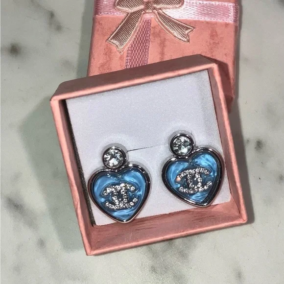 Fashioned earring stamped on back - Picture 1 of 2